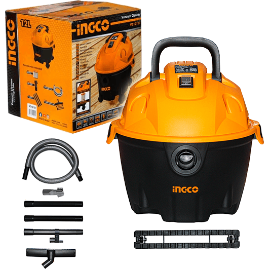 Ingco VC12121 Wet & Dry Vacuum Cleaner 1200W 12L - KHM Megatools Corp. Main image
