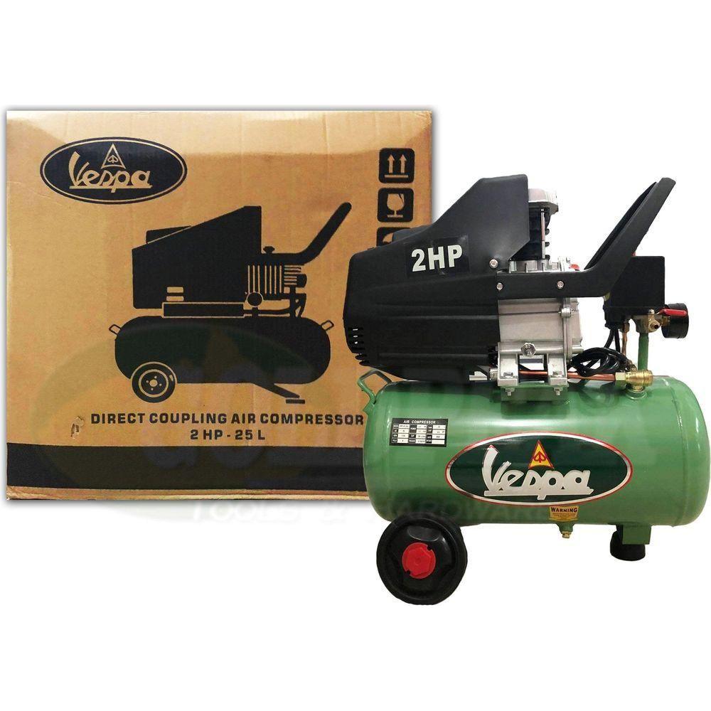 Vespa 2 HP Direct Couple Air Compressor - Goldpeak Tools PH Vespa