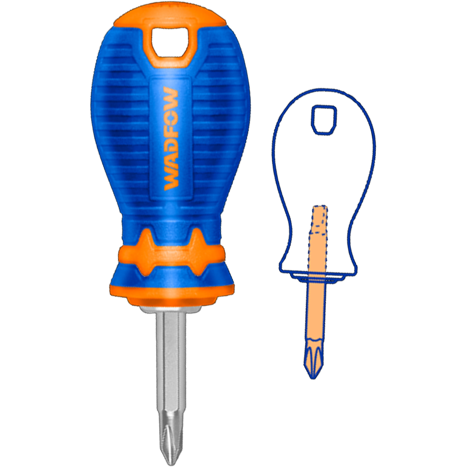 Wadfow WSS45M1 2in1 Stubby Screwdriver Set | Wadfow by KHM Megatools Corp. Main image