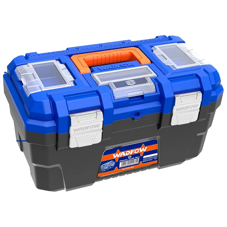 Wadfow WTB3316 Plastic Tool Box 16" (Metal Buckle) | Wadfow by KHM Megatools Corp. Main image
