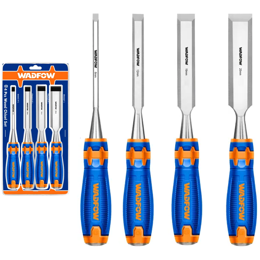 Wadfow WWC2204 Wood Chisel 4Pcs Set | Wadfow by KHM Megatools Corp. Main image