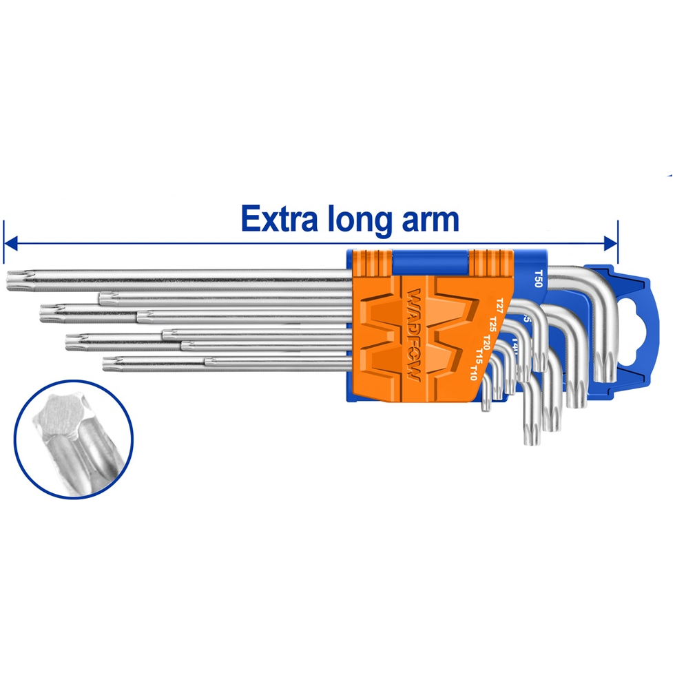 Wadfow WHK3292 Torx Key (Extra Long Arm) Secondary image