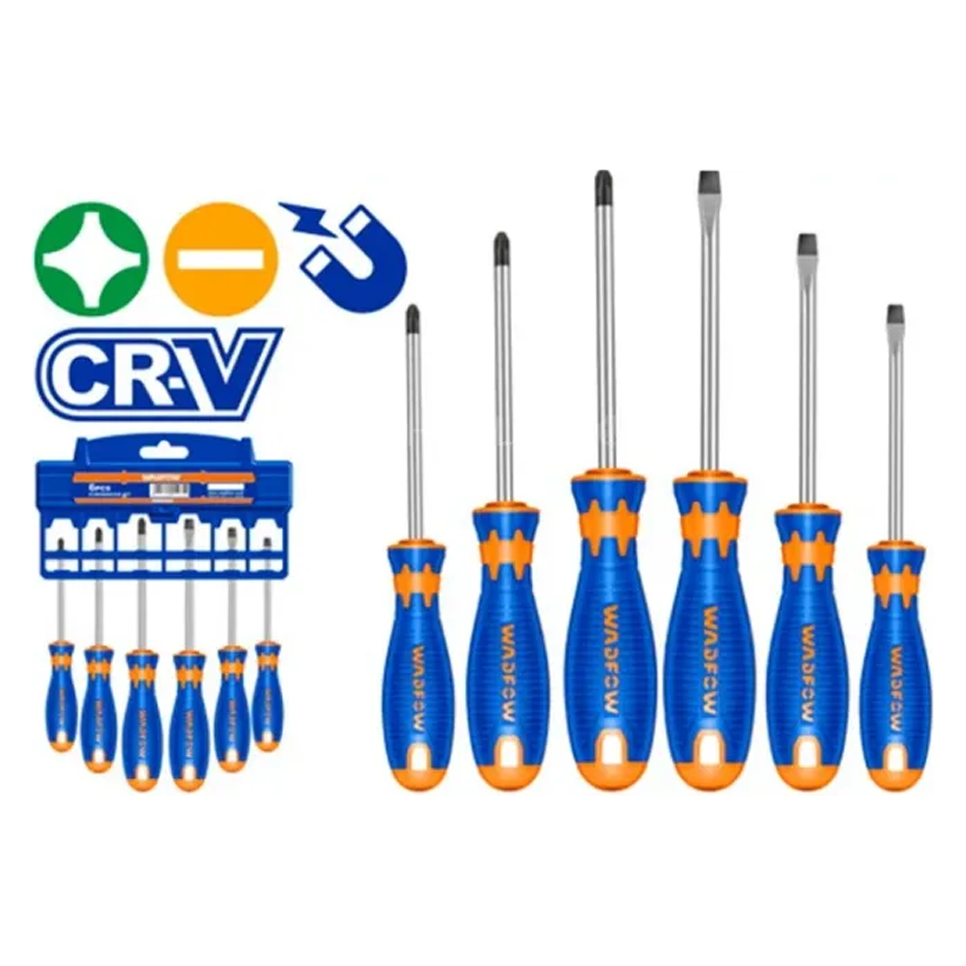 Wadfow WSS1206 Screwdriver CR-V 6Pcs Set Secondary image