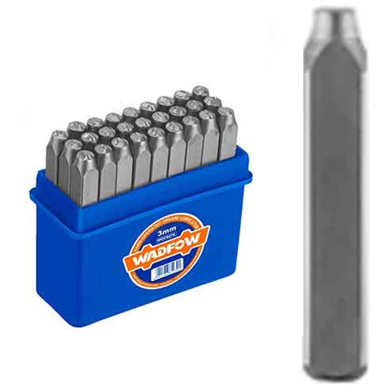 Wadfow WCC9276 Letter Punch Set 27Pcs 6mm | Wadfow by KHM Megatools Corp. Main image
