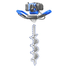 Wadfow WDZ1A52-1 Earth Auger 52cc - KHM Megatools Corp.