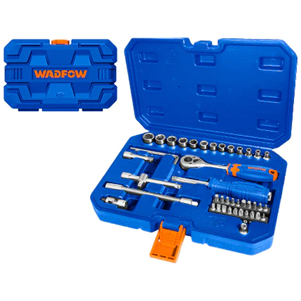 Wadfow WST4D45 1/4" Socket 45Pcs Set | Wadfow by KHM Megatools Corp.