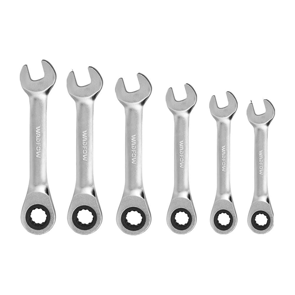 Wadfow WSP6406 Short Rachet Spanner Set 6Pcs | Wadfow by KHM Megatools Corp. Main image