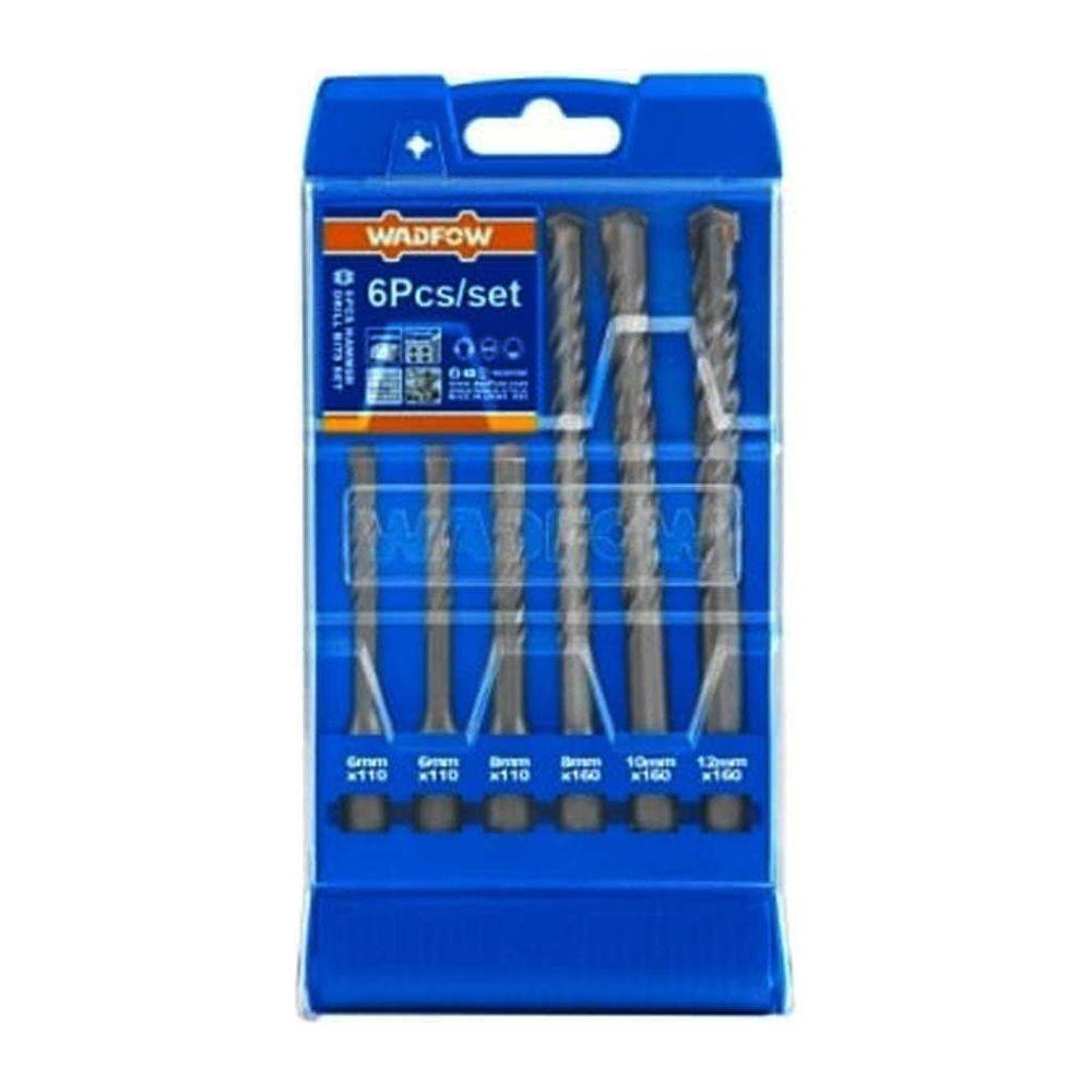 Wadfow WHD6B06 SDS-Plus Hammer Drill Bit Set 6Pcs | Wadfow by KHM Megatools Corp. Main image