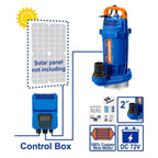 Wadfow WWPQDC04 Solar Powered Submersible Pump 1.5HP | Wadfow by KHM Megatools Corp.