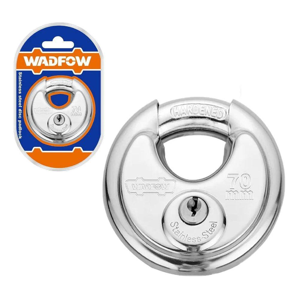 Wadfow WPDD470 Stainless Steel Disc Padlock 70MM | Wadfow by KHM Megatools Corp. Main image