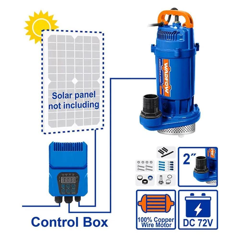 Wadfow WWPQDC04 Solar Powered Submersible Pump 1.5HP | Wadfow by KHM Megatools Corp.