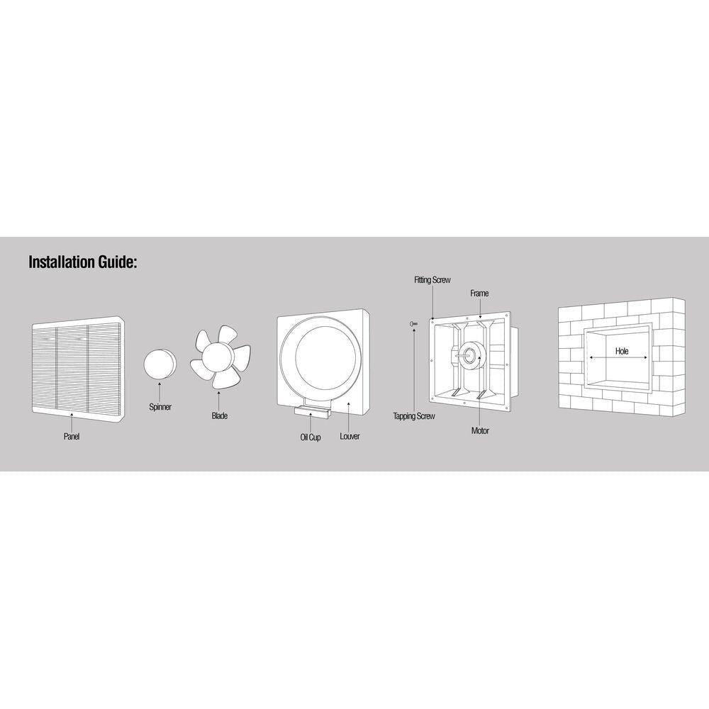 Omni XFW Wall Mounted Exhaust Fan Secondary image