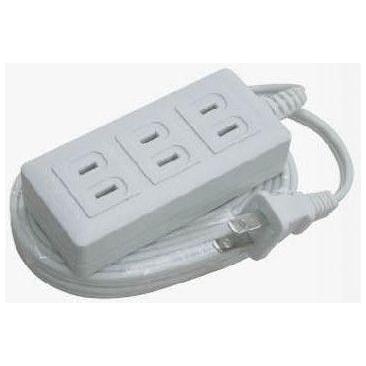 Omni WEE-003 ECO Extension Cord Set 3-Gang 4 meters Wire 2,000W 15A 250V | Omni by KHM Megatools Corp. Main image