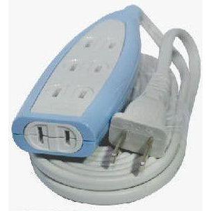 Omni WEE-004-PK Extension Cord Set 4-Gang 4meters Wire 2000W 15A 250V | Omni by KHM Megatools Corp. Main image