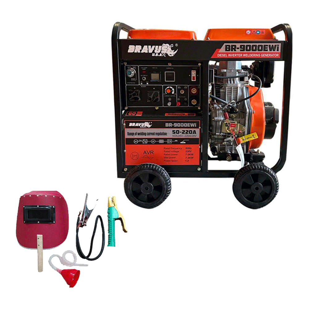 Bravus BR-9000EWI Diesel Welding Generator 9KVA Inverter Tyoe | Bravus by KHM Megatools Corp. Main image