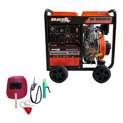 Bravus BR-9000EWI Diesel Welding Generator 9KVA Inverter Tyoe