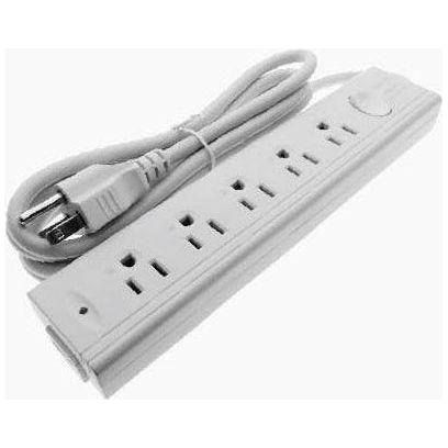 Omni WEM-050-PK Extension Cord Set with Magnet & Switch 5-Gang 2500W 15A 125V | Omni by KHM Megatools Corp. Main image