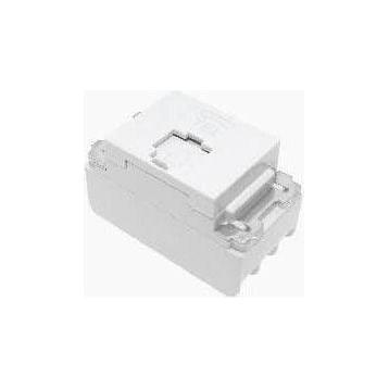 Omni WET-302 Telephone Outlet 4 Pins (Flush Type) | Omni by KHM Megatools Corp. Main image