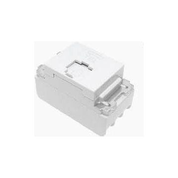 Omni WET-302 Telephone Outlet 4 Pins (Flush Type) | Omni by KHM Megatools Corp.