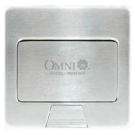 Omni WFM-003 Floor Mounted Outlet Square 16A 250V - Duplex Outlet | Omni by KHM Megatools Corp. Main image