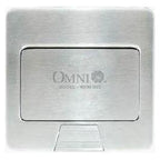 Omni WFM-003 Floor Mounted Outlet Square 16A 250V - Duplex Outlet | Omni by KHM Megatools Corp.