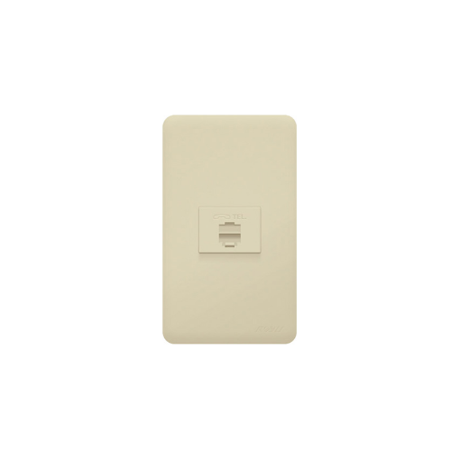 Royu WH211 1-Gang Telephone Modular Jack (Classic) | Royu by KHM Megatools Corp. Main image