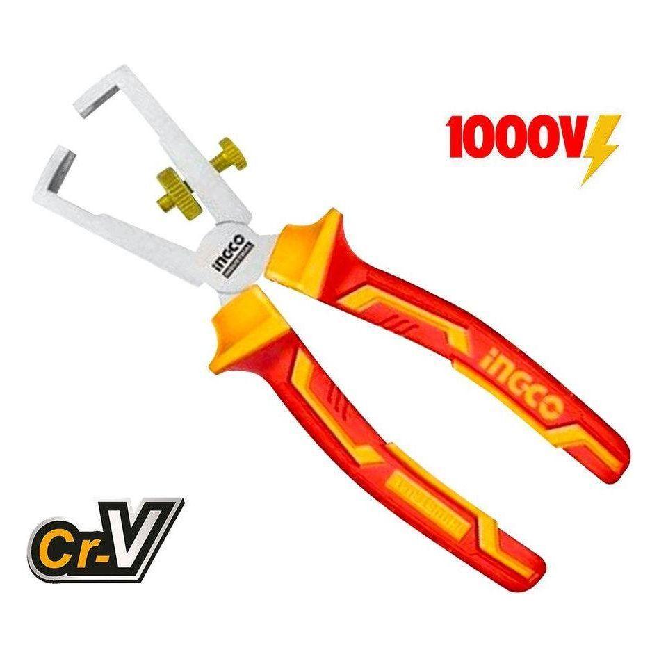 Ingco HIWSP28160 Insulated Wire Stripping Pliers 6" - KHM Megatools Corp. Main image
