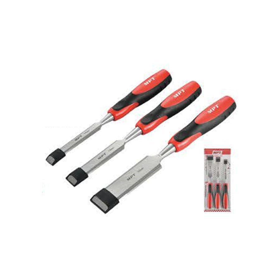 MPT MHH02002 3pcs Wood Chisel Set | MPT by KHM Megatools Corp. Main image