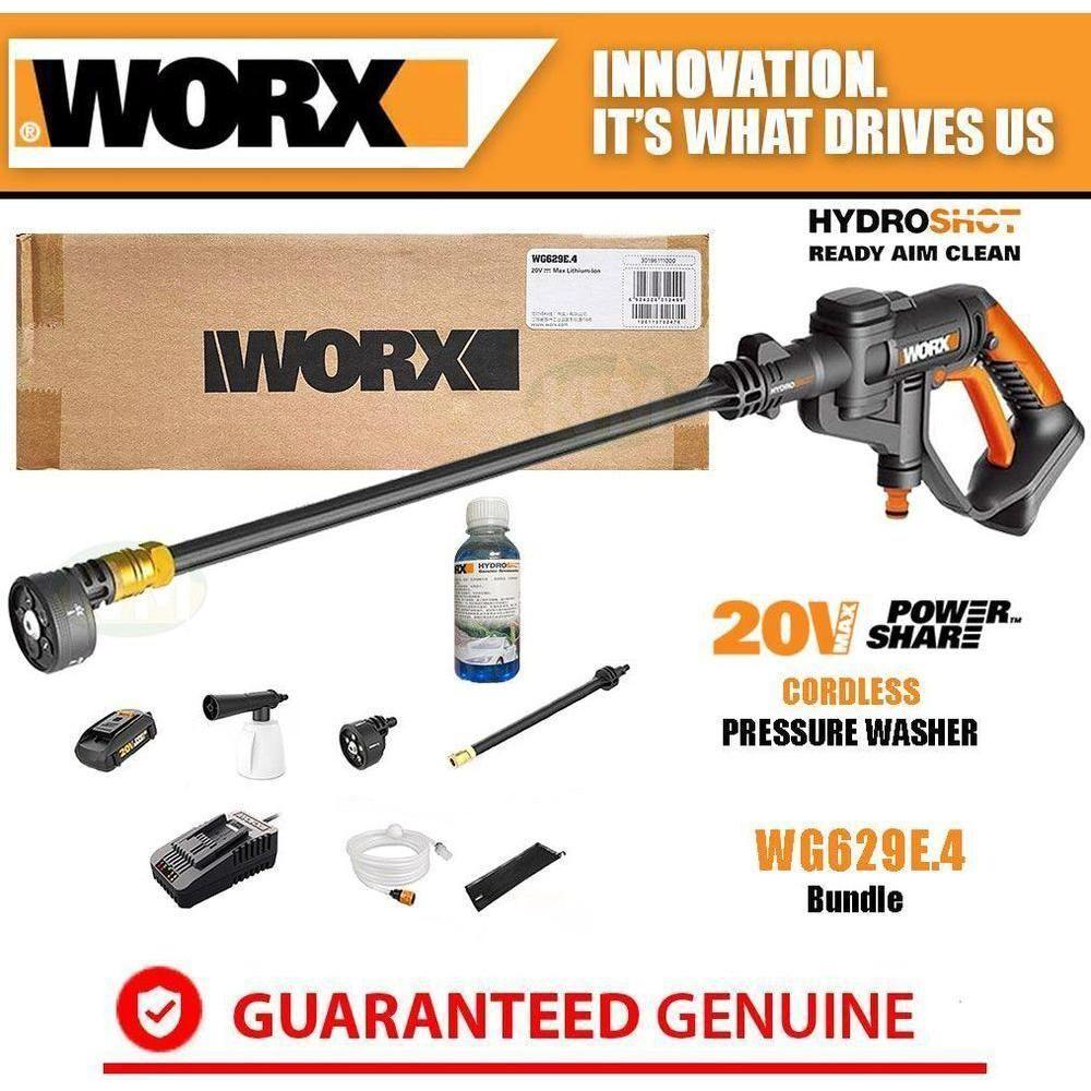 Worx WG629E.4 20V HydroShot Cordless Portable Pressure Washer Kit Secondary image