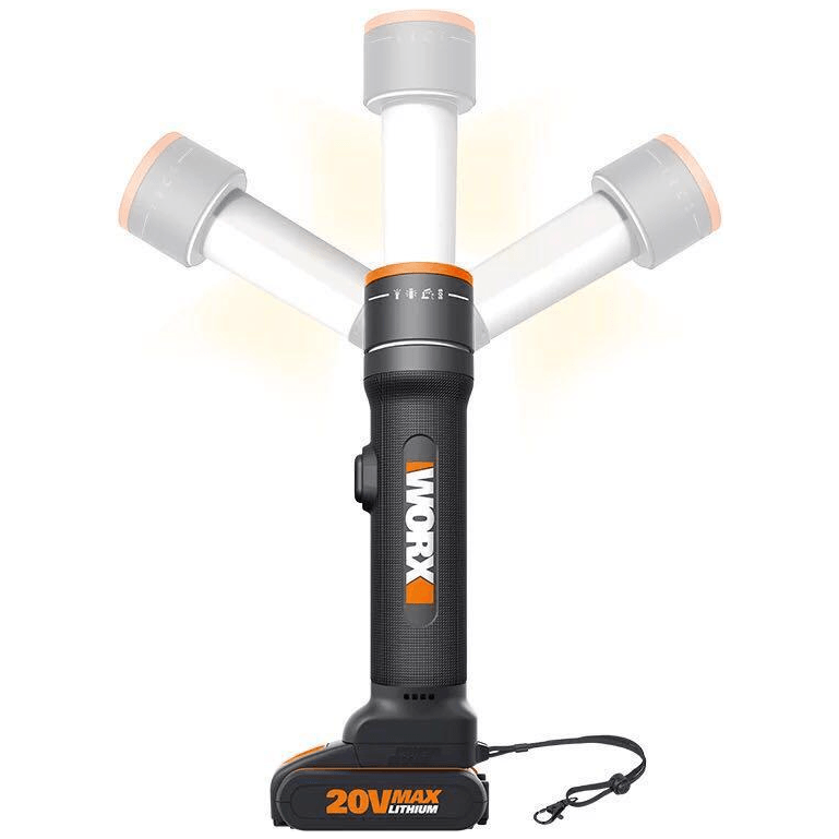 Worx WX027 20V Cordless Work LED Light (4-in-1) | Worx by KHM Megatools Corp. Main image
