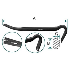 Total Wrecking Bar / Claw Bar | Total by KHM Megatools Corp.