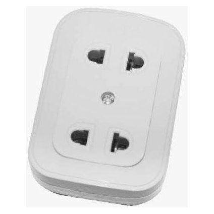Omni WSO-002 Surface 2-Gang Convenience Outlet 10A 250V | Omni by KHM Megatools Corp. Main image