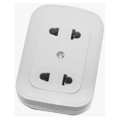 Omni WSO-002 Surface 2-Gang Convenience Outlet 10A 250V | Omni by KHM Megatools Corp.