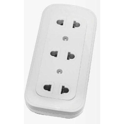 Omni WSO-003 Surface 3-Gang Convenience Outlet 10A 250V | Omni by KHM Megatools Corp. Main image