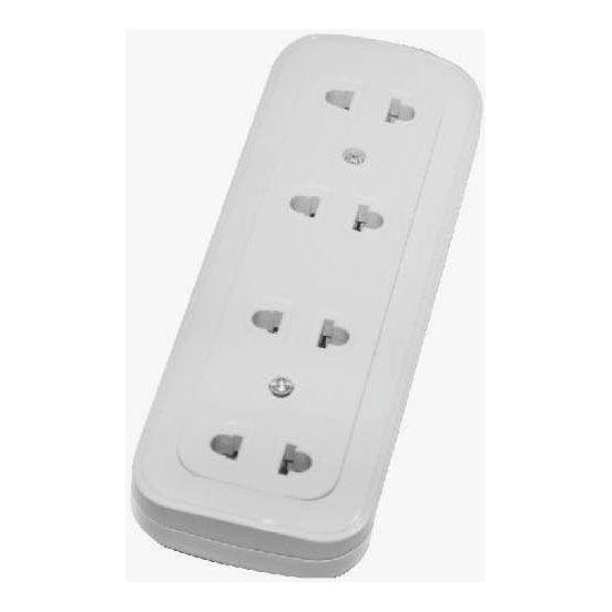 Omni WSO-004 Surface 4-Gang Convenience Outlet 10A 250V | Omni by KHM Megatools Corp. Main image