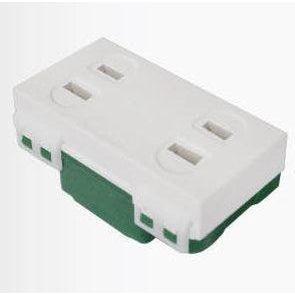 Omni WWD-400 Duplex Convenience Outlet 16A (Wide Series) | Omni by KHM Megatools Corp. Main image