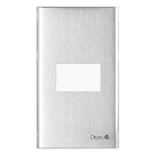 Omni WWP-110S Stainless 1-Gang Plate (Wide Series) | Omni by KHM Megatools Corp. Main image