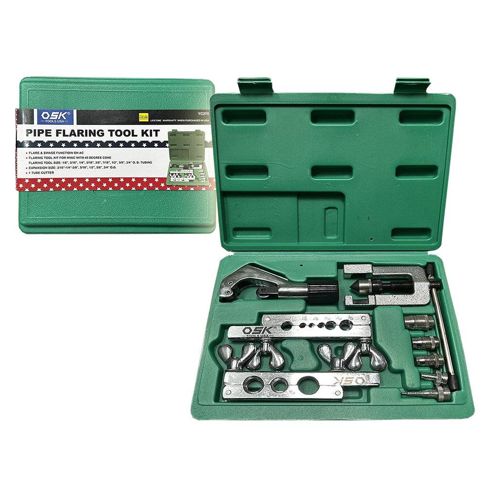OSK YC275 Pipe Flaring Tool & Swagging Tool Kit - ToolsSavvy.ph