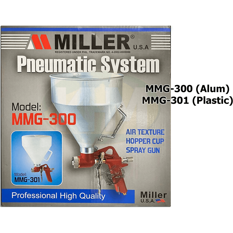 Miller MMG-301 Mortar Gun / Air Texture Hopee Cup Spray Gun (Gravity) [Plastic] Secondary image