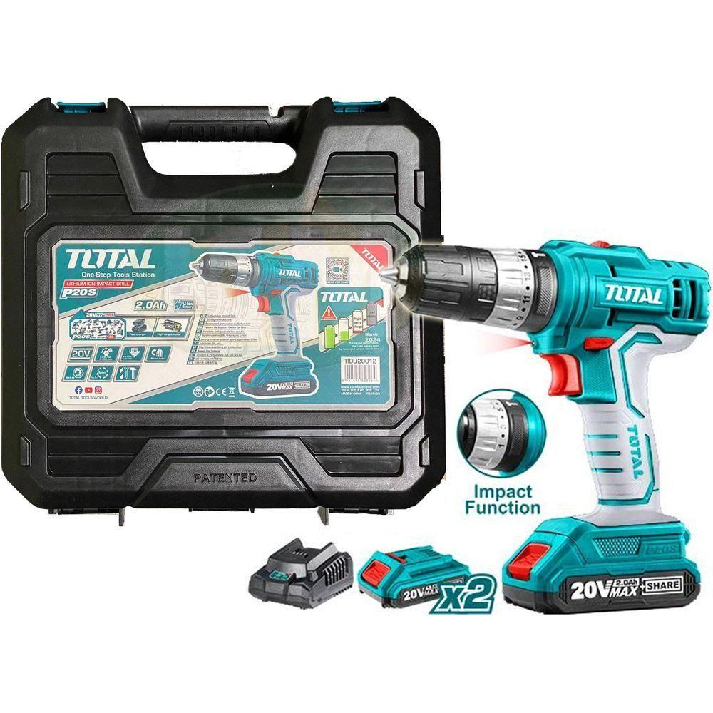 Total TIDLI20012 20V Cordless Impact Drill / Hammer Drill - KHM Megatools Corp. Main image