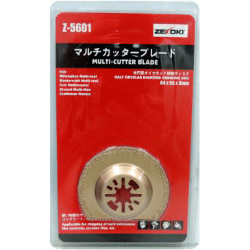 Zekoki Z-5601 Half Circular Diamond Grinding Disc (For Oscillating Tool) - Goldpeak Tools PH Zekoki Main image