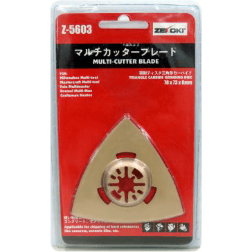 Zekoki Z-5603 Triangle Carbide Grinding Disc (For Oscillating Tool) - Goldpeak Tools PH Zekoki Main image