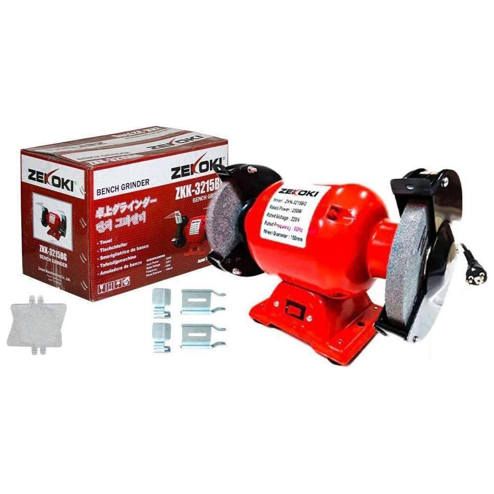 Zekoki ZKK-3215BG Bench Grinder 6" 250W - KHM Megatools Corp. Main image