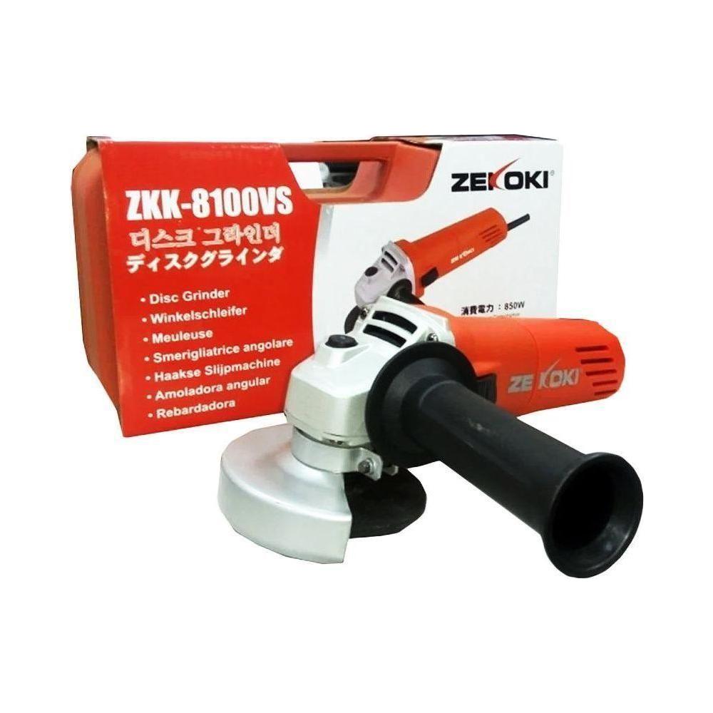 Zekoki ZKK-8100VS Angle Grinder 4" 850W (Variable Speed) - KHM Megatools Corp. Main image