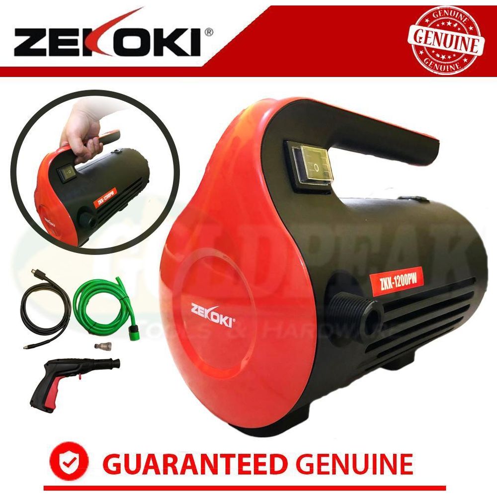 Zekoki ZKK-1200PW Portable High Pressure Washer - Goldpeak Tools PH Zekoki