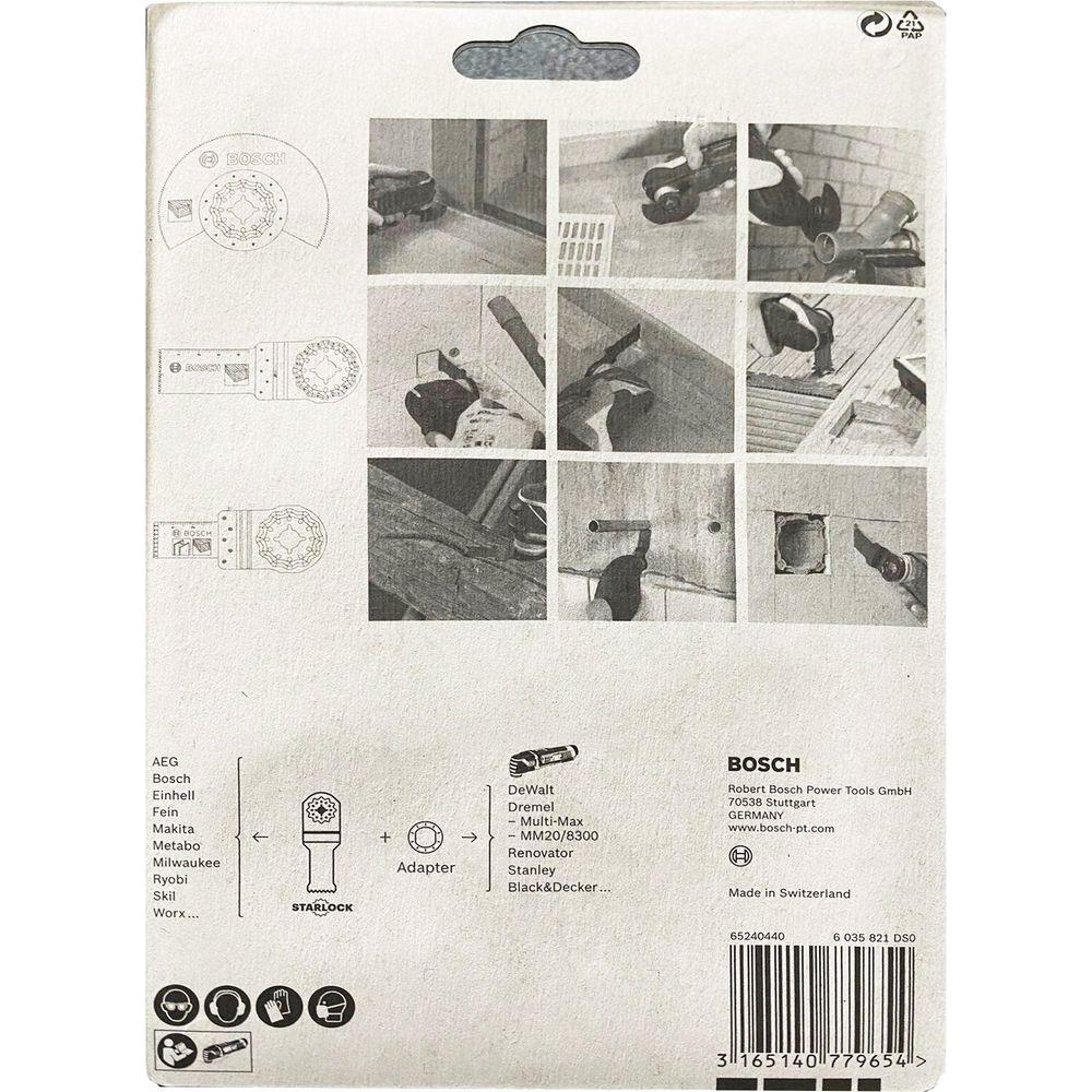 Bosch Starlock Tile Accessory Kit Set for Oscillating Tools (3pcs) (2608662342) Secondary image