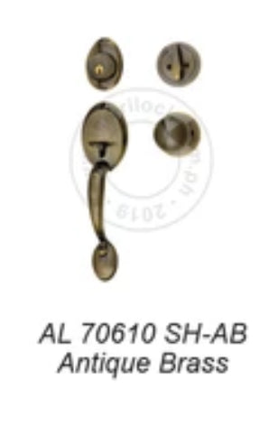 Amerilock AL 70610 2-Tone Elegant Entrance Handle Lock (Single and Double Handle) - ToolsSavvy.ph