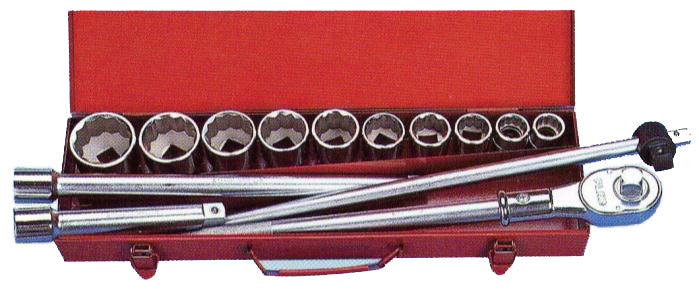 Flag F615M 3/4" Drive Socket Wrench Set Metric (15pcs, 12pts) - ToolsSavvy.ph