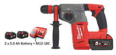 Milwaukee M18CHX-502C "Fuel" Cordless SDS-plus Rotary Hammer - ToolsSavvy.ph
