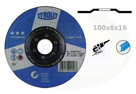 Tyrolit A30S-BFX Grinding Disc 4" [Premium] Secondary image